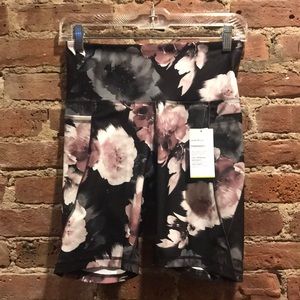 Floral High-Rise Bermuda Shorts